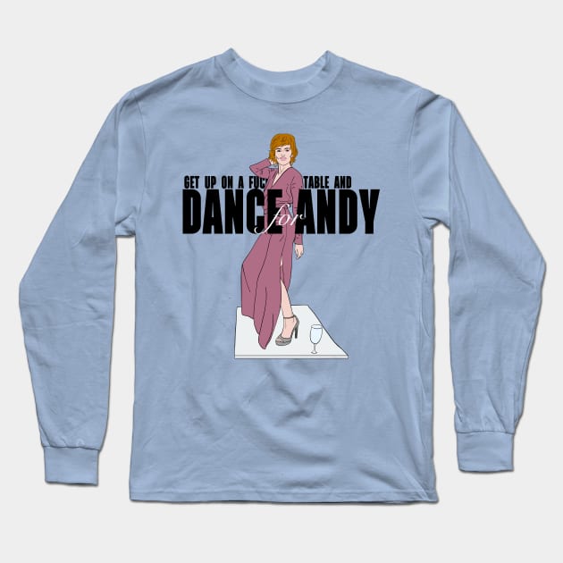 Dance For Andy Long Sleeve T-Shirt by thecompassrose